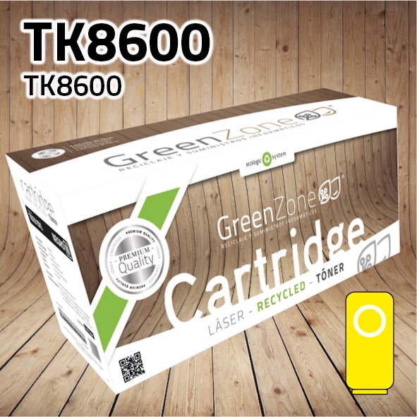Tóner Kyocera TK8600 amarillo | 20.000 páginas | Green Zone