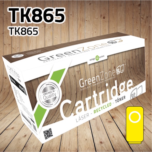 Tóner Kyocera TK865 amarillo | 12.000 páginas | Green Zone