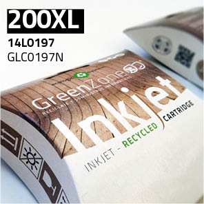 Green Zone para Lexmark 14L0197 (200XL) Negro (82 ml)