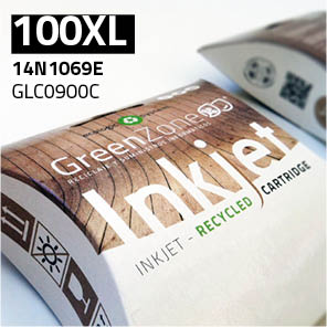 Green Zone para Lexmark 14N1069E (100XL) Cian (12 ml)