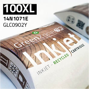Green Zone para Lexmark 14N1071E (100XL) Amarillo (12 ml)