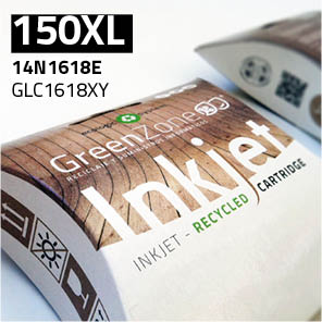 Green Zone para Lexmark 14N1618E (150XL) Amarillo (18 ml)