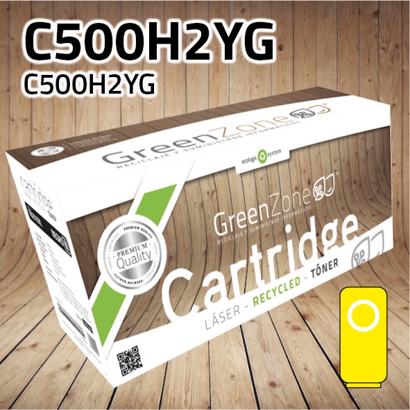 Green Zone para Lexmark C500H2YG Kit Toner Amarillo (3.000 Copias)