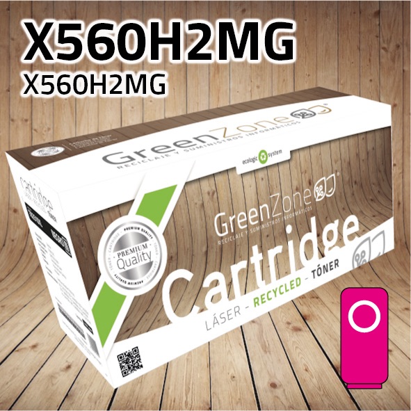 Green Zone para Lexmark X560H2MG Kit Toner Magenta (10.000 Copias)