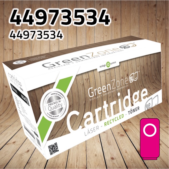 Tóner OKI 44973534 magenta | 1.500 páginas | Green Zone