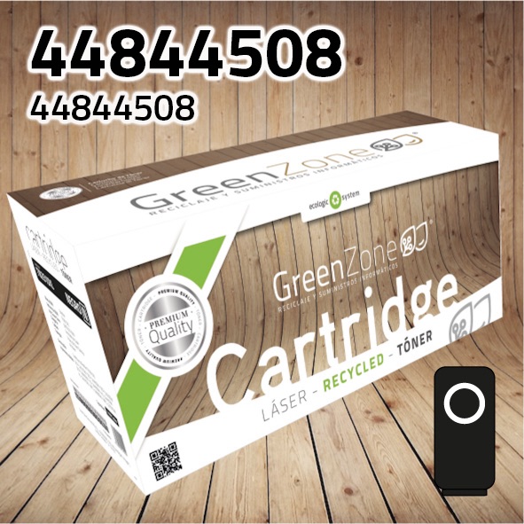 Green Zone para Oki 44844508 Kit Toner Negro (10.000 Copias)