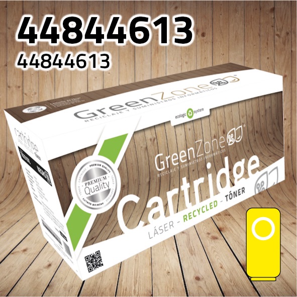 Green Zone para Oki 44844613 Kit Toner Amarillo (7.300 Copias)