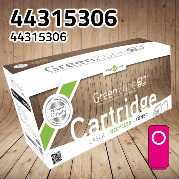 Green Zone para Oki 44315306 Kit Toner Magenta (6.000 Copias)