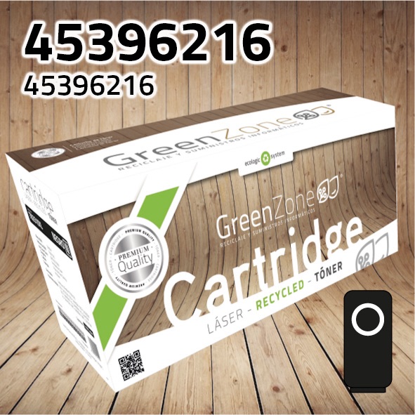 Green Zone para Oki 45396216 Kit Toner Negro (15.000 Copias)