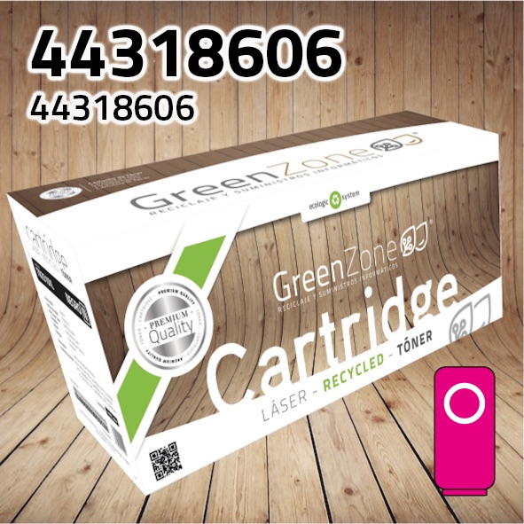 Green Zone para Oki 44318606 Kit Toner Magenta (11.500 Copias)