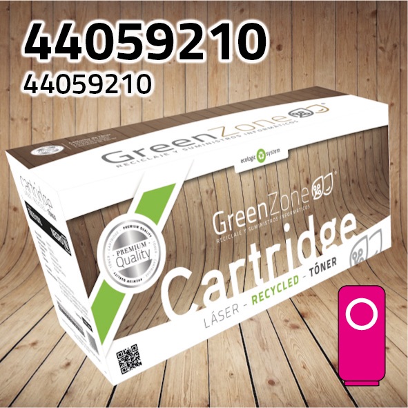 Green Zone para Oki 44059210 Kit Toner Magenta(10.000 Copias)