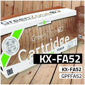 Green Zone para Panasonic KX-FA52 Negro (2 Rolls)