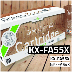Green Zone para Panasonic KX-FA54X Negro (2 Rolls)