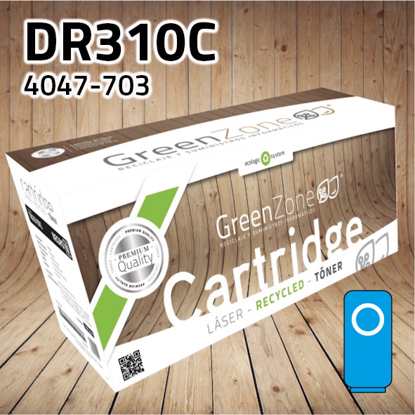 Green Zone para Konica Minolta 4047-703 (DR310C) Kit Tambor Cian (52.000 Copias)