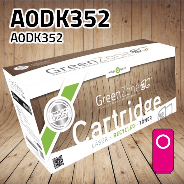 Green Zone para Konica Minolta A0DK352 Kit Toner Magenta (8.000 Copias)