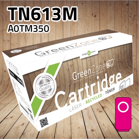 Green Zone para Konica Minolta A0TM350 (TN613M) Negro (40.000 Copias)