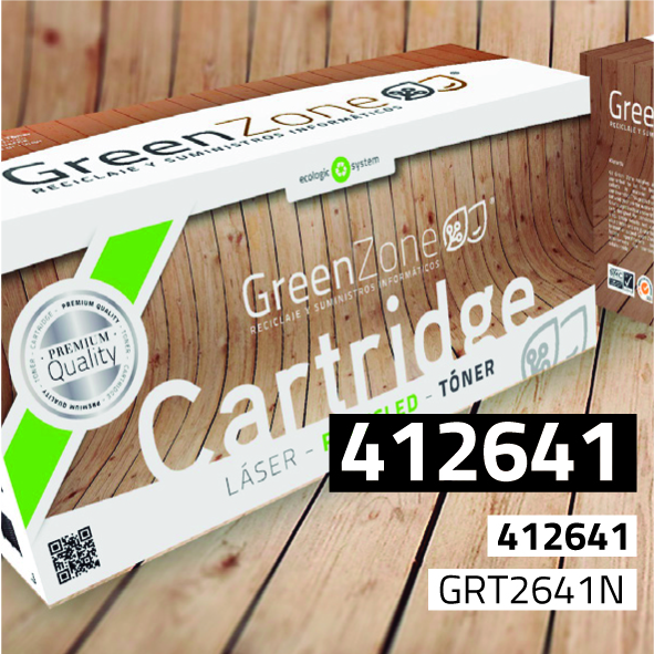 Green Zone para Ricoh 412641 Negro (3.000 Copias)