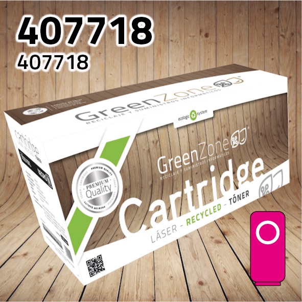 Green Zone para Ricoh 407718 Magenta (6.000 Copias)