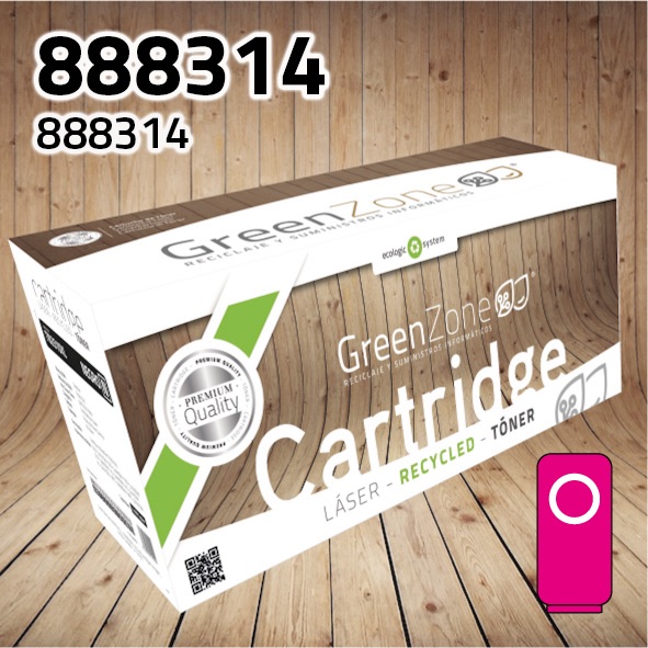 Green Zone para Ricoh 888314 Kit Toner Magenta (15.000 Copias)