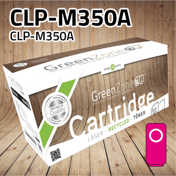 Green Zone para Samsung CLP-M350A Kit Toner Magenta (2.000 Copias)
