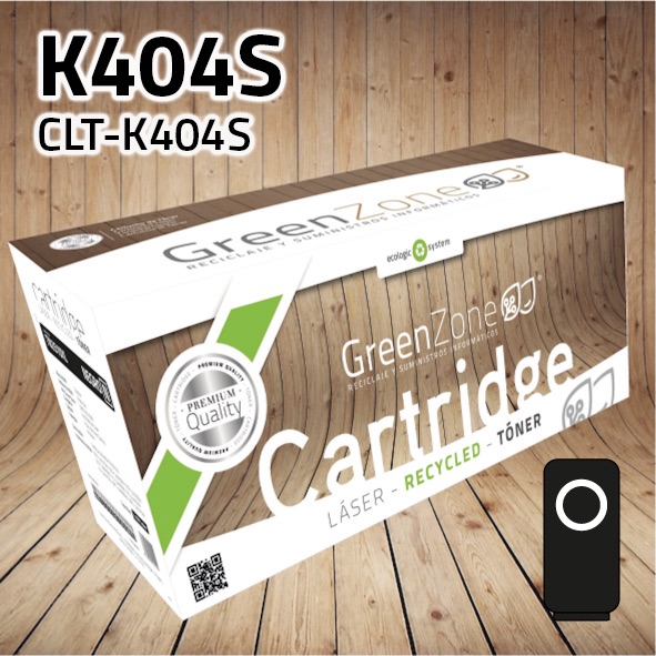 Tóner Samsung CLT-K404S negro | 1.500 páginas | Green Zone
