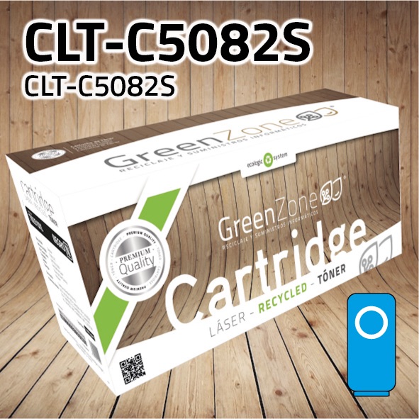 [GST5082C] Tóner Samsung CLT-C5082S cian | 4.000 páginas | Green Zone