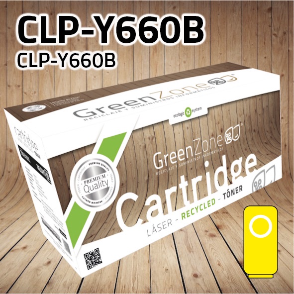 Tóner Samsung CLP-Y660B amarillo | 5.000 páginas | Green Zone