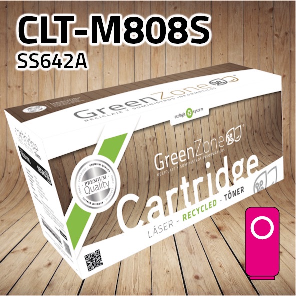 Green Zone para Samsung CLT-M808S Kit Toner Magenta (20.000 Copias)