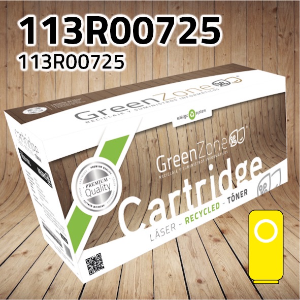 Green Zone para Xerox 113R00725 Kit Toner Amarillo (6.000 Copias)