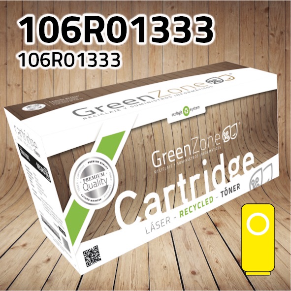 [GXT1333Y] Tóner Xerox 106R01333 amarillo | 1.000 páginas | Green Zone