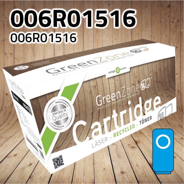 Green Zone para Xerox 006R01516 Kit Toner Cian (15.000 Copias) Polimerizado