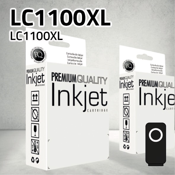 Cartucho Brother LC980/ LC985/ LC1100XL negro | 30.5 ml | compatible