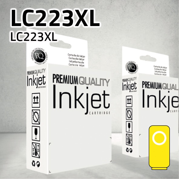 Cartucho Brother LC223XL amarillo | 10 ml | compatible