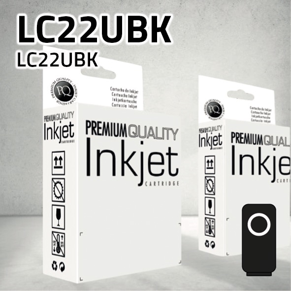 [CLBCLC22UXN] Cartucho Brother LC22UBK negro | 2.400 páginas | compatible