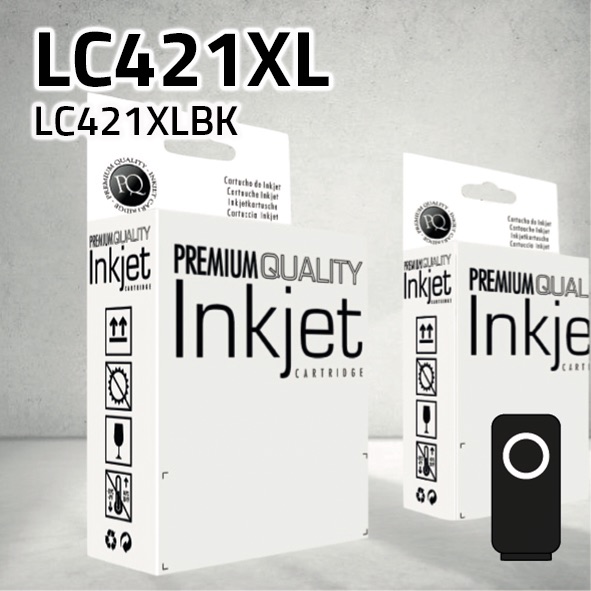 [CLBCLC421XN] Cartucho Brother LC421XL negro | 500 páginas | compatible