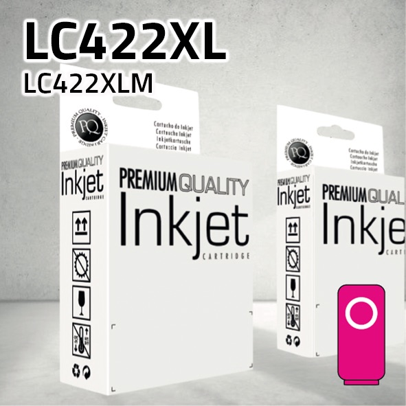 Cartucho Brother LC422XL magenta | 1.500 páginas | compatible