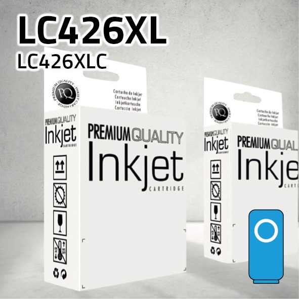 [CLBCLC426XC] Cartucho Brother LC426XL cian | 5.000 páginas | compatible