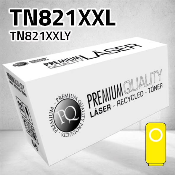 Tóner Brother TN821XXLY amarillo | 12.000 páginas | compatible