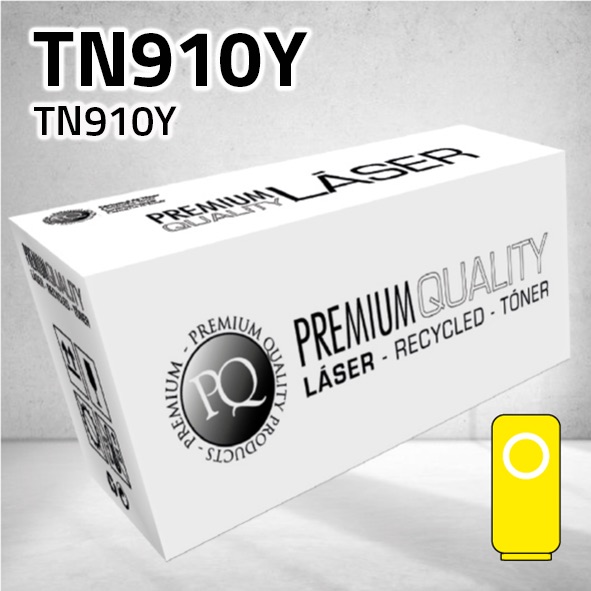 Tóner Brother TN910Y amarillo | 9.000 páginas | compatible