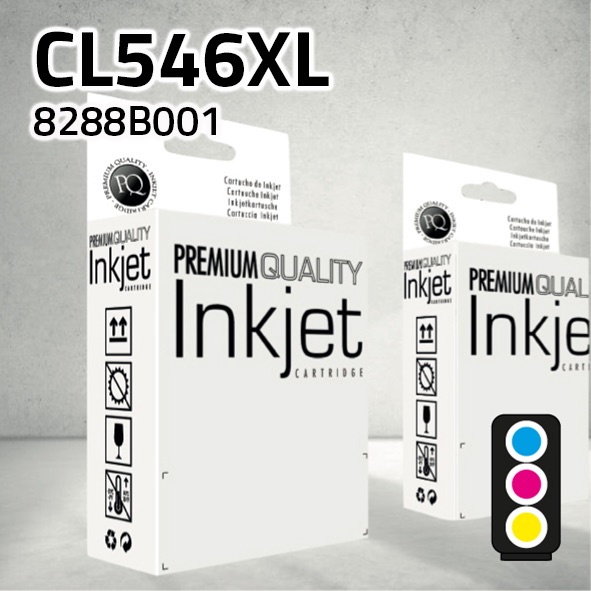 Cartucho Canon CL546XL color | 13 ml | compatible