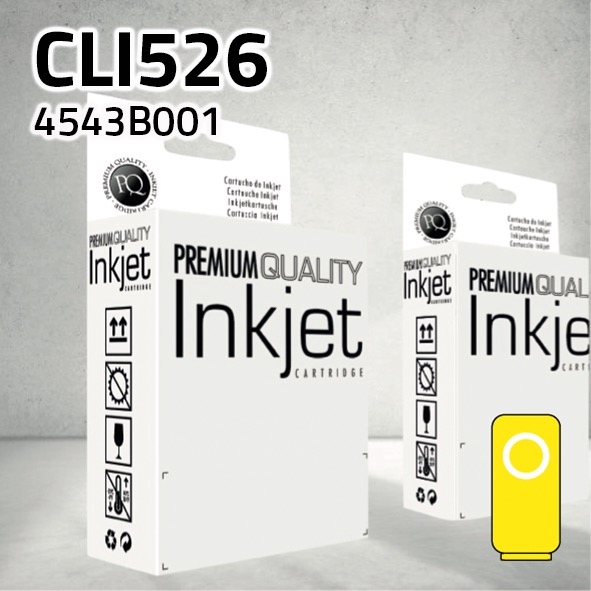 [CLCCCLI526Y] Cartucho Canon CLI526Y amarillo | 11ml | compatible