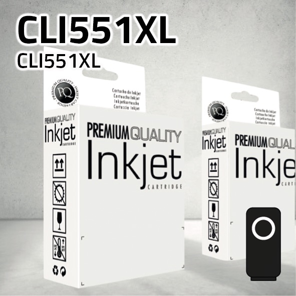 [CLCCCLI551XN] Cartucho Canon CLI551XN negro | 15ml | compatible