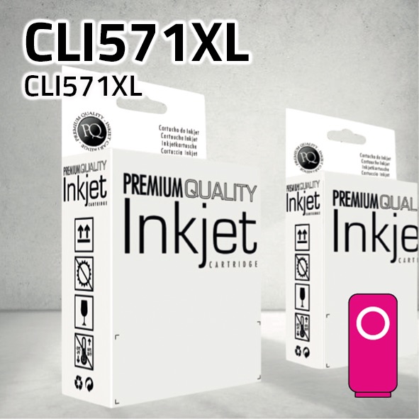 [CLCCCLI571XM] Cartucho Canon CLI571XL magenta | 13 ml | compatible