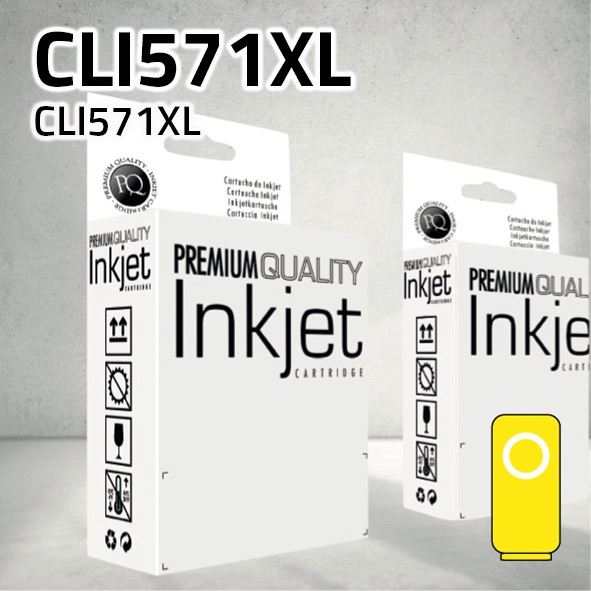 Marca Clone para Canon CLI571XL Yelllow (13 ml)