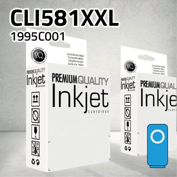 Marca Clone para Canon CLI581CXXL Cian (12,5 ml)
