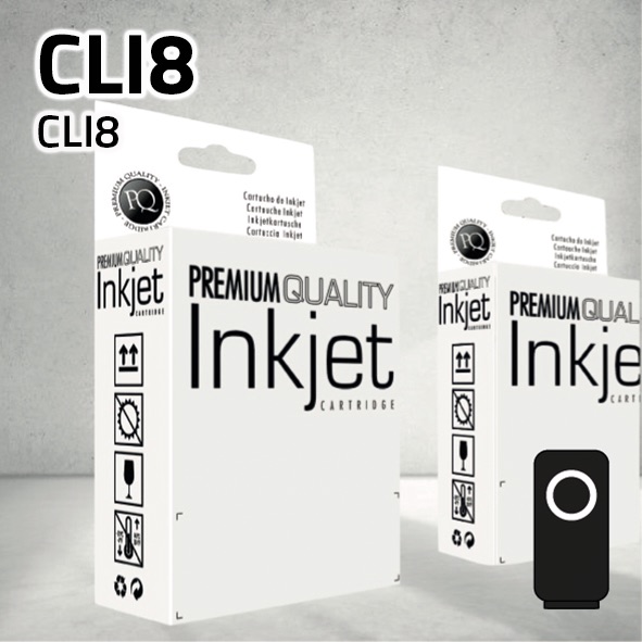 [CLCCCLI8N] Cartucho Canon CLI8BK negro | 14 ml | compatible