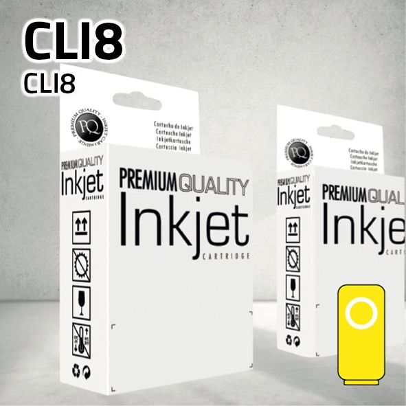[CLCCCLI8Y] Cartucho Canon CLI8Y amarillo | 14 ml | compatible