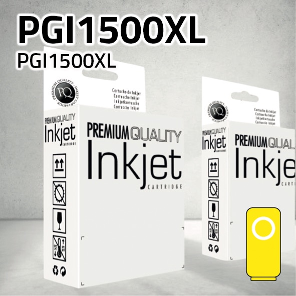 Cartucho Canon PGI1500XL amarillo | 12 ml | compatible