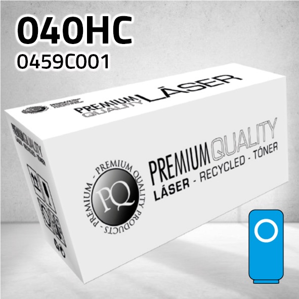 Tóner Canon (040HC) 0459C001 cian | 10.000 páginas | compatible