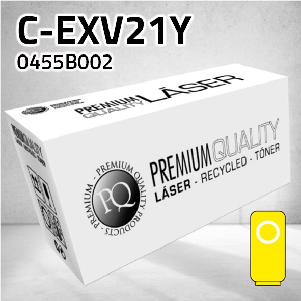 [CLCTCEXV21Y] Tóner Canon (C-EXV21) 0455B002 amarillo | 14.000 páginas | compatible